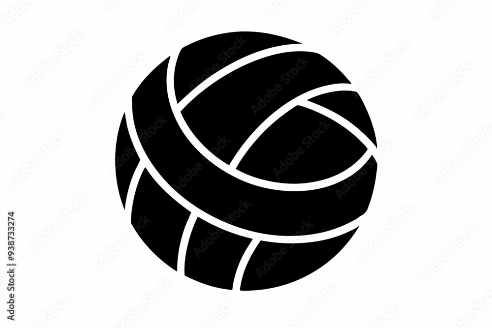 Volleyball silhouette, Volleyball icon, Volleyball svg, Sports ball vector illustration
Volleyball silhouette, Volleyball icon, Volleyball svg, Sports ball vector illustration