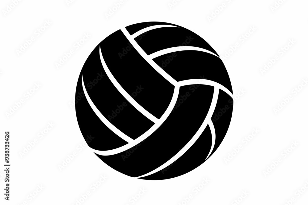 Volleyball silhouette, Volleyball icon, Volleyball svg, Sports ball vector illustration
Volleyball silhouette, Volleyball icon, Volleyball svg, Sports ball vector illustration