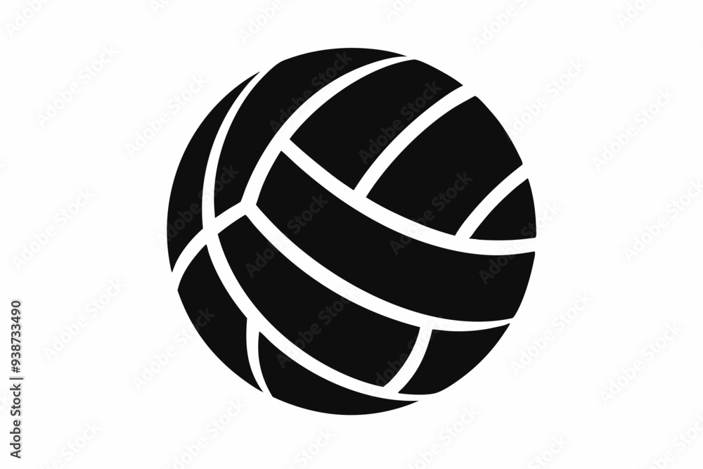 Volleyball silhouette, Volleyball icon, Volleyball svg, Sports ball vector illustration
Volleyball silhouette, Volleyball icon, Volleyball svg, Sports ball vector illustration