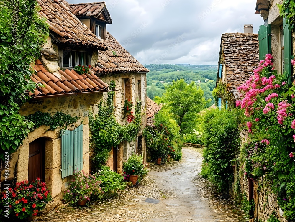 street in the village of region street in the village of region