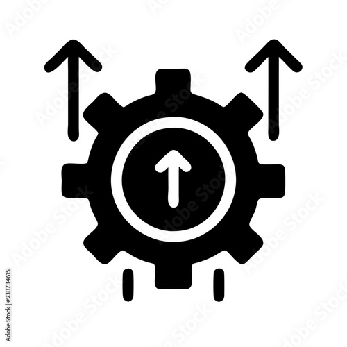 gear vector icon, ideal for system settings, tools panel, admin UI, and mobile app interfaces.