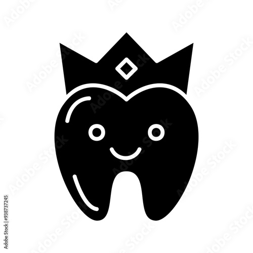 tooth with crown