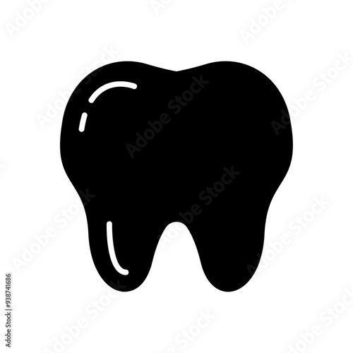 colored tooth