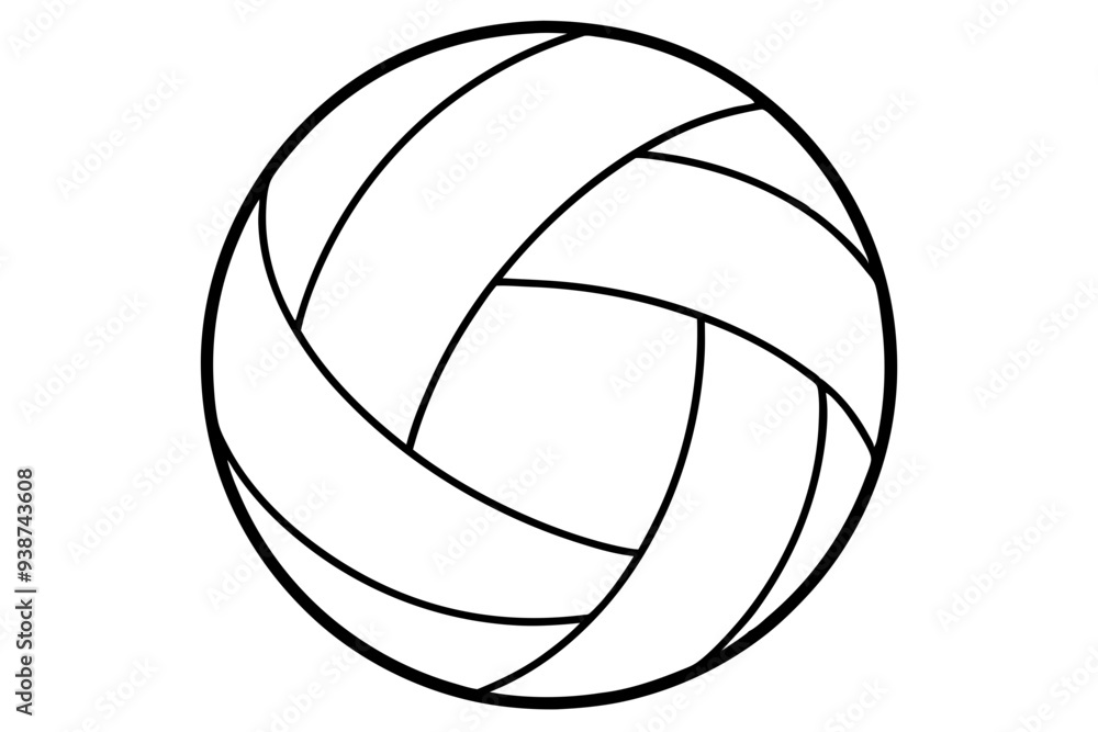 Volleyball silhouette, Volleyball icon, Volleyball svg, Sports ball vector illustration
Volleyball silhouette, Volleyball icon, Volleyball svg, Sports ball vector illustration