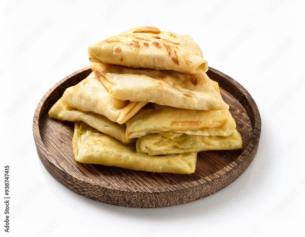 Stacked Indian Roti Stacked Indian Roti