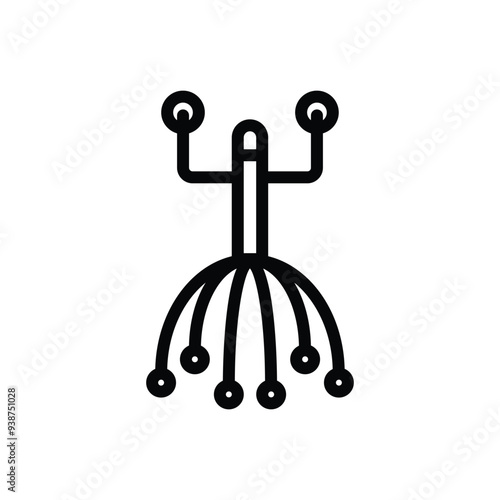 Head massager icon design