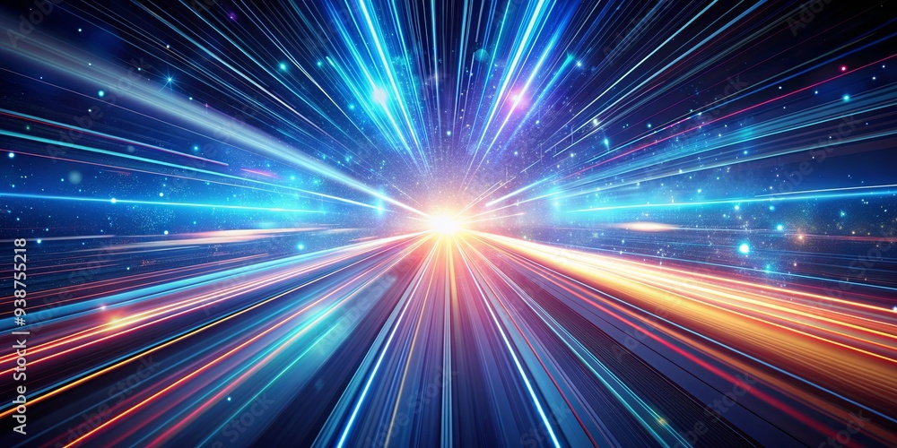 Speeding streaks of light in a futuristic tech universe , technology, speed, futuristic, light trails, motion blur, sci-fi Speeding streaks of light in a futuristic tech universe , technology, speed, futuristic, light trails, motion blur, sci-fi