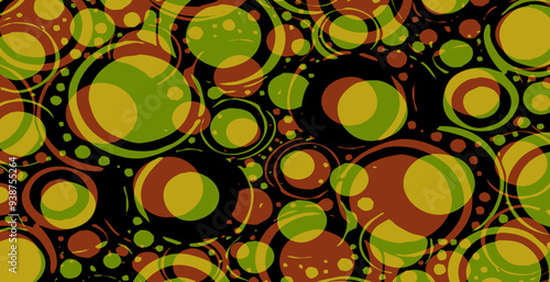 Abstract pattern. Illustration for printing on wall decorations. For use in graphics.