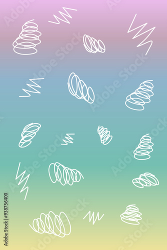 Pastel background with soft ice cream color