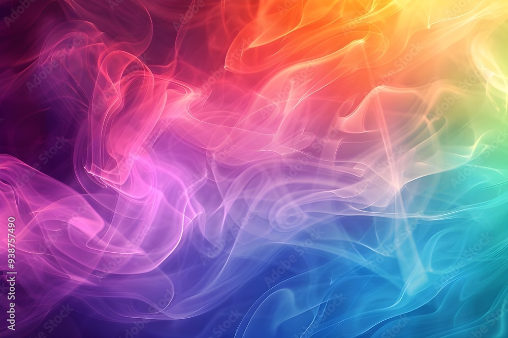 Fototapeta premium Abstract Colorful Smoke
