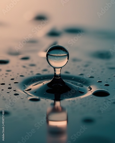 Wallpaper Mural drop of water Torontodigital.ca