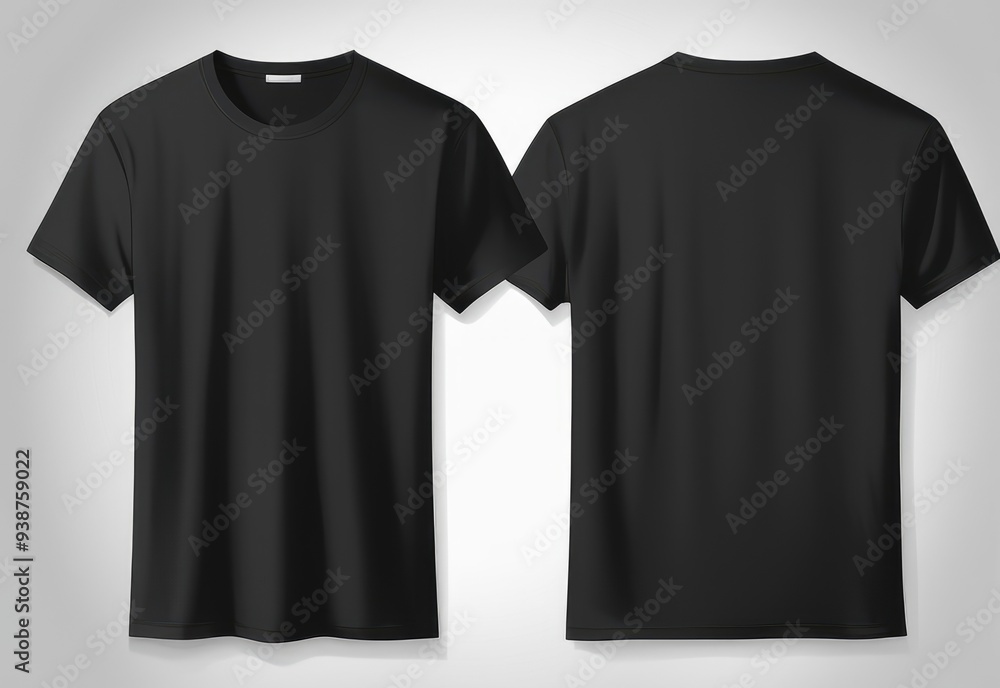 plain black t-shirt front back plain black t-shirt front back