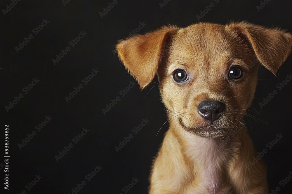 Portrait of an adorable puppy Portrait of an adorable puppy