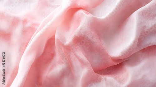 A soft, flowing pink fabric creating a serene and elegant texture. 