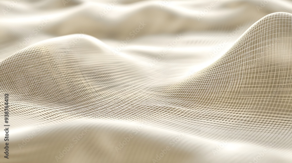 A soft, flowing texture of beige fabric creates a serene and elegant background. A soft, flowing texture of beige fabric creates a serene and elegant background.