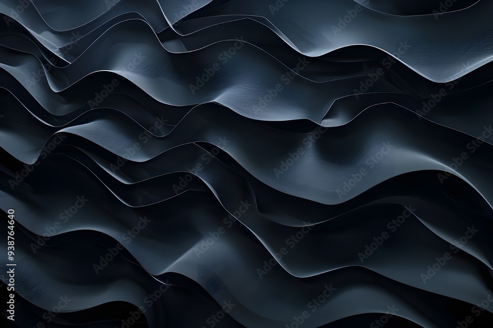 Abstract Wavy Pattern in Dark Tones Abstract Wavy Pattern in Dark Tones
