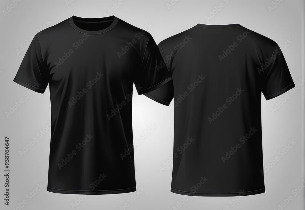 plain black t-shirt front back plain black t-shirt front back