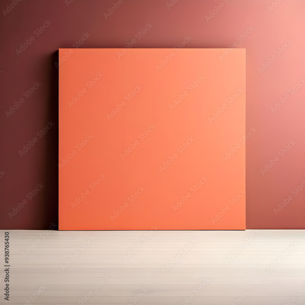 Naklejka premium empty frame on the wall