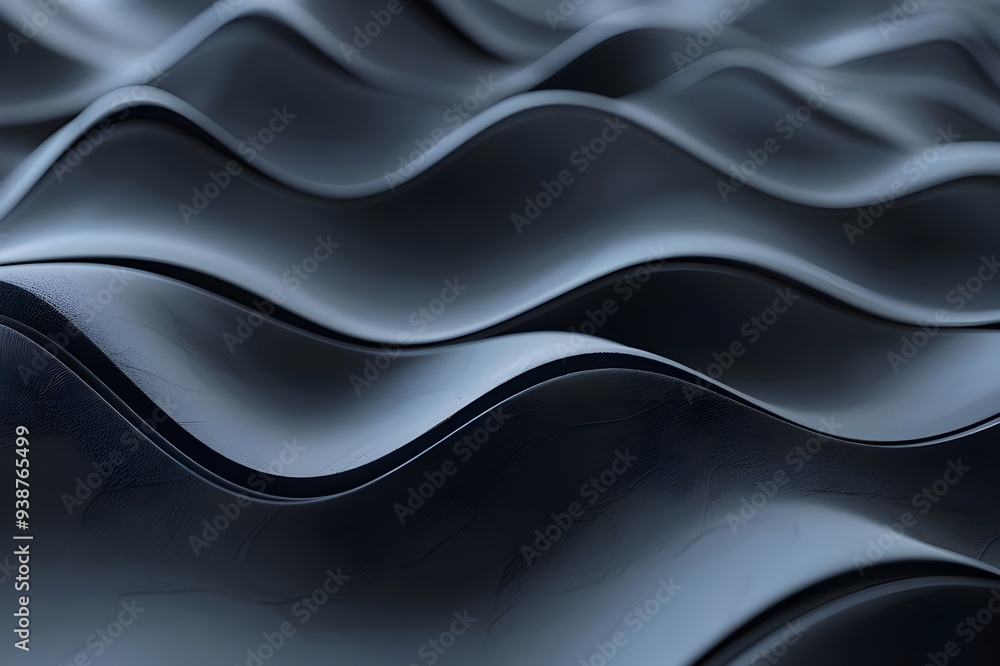 Abstract Waves in Dark Hues Abstract Waves in Dark Hues