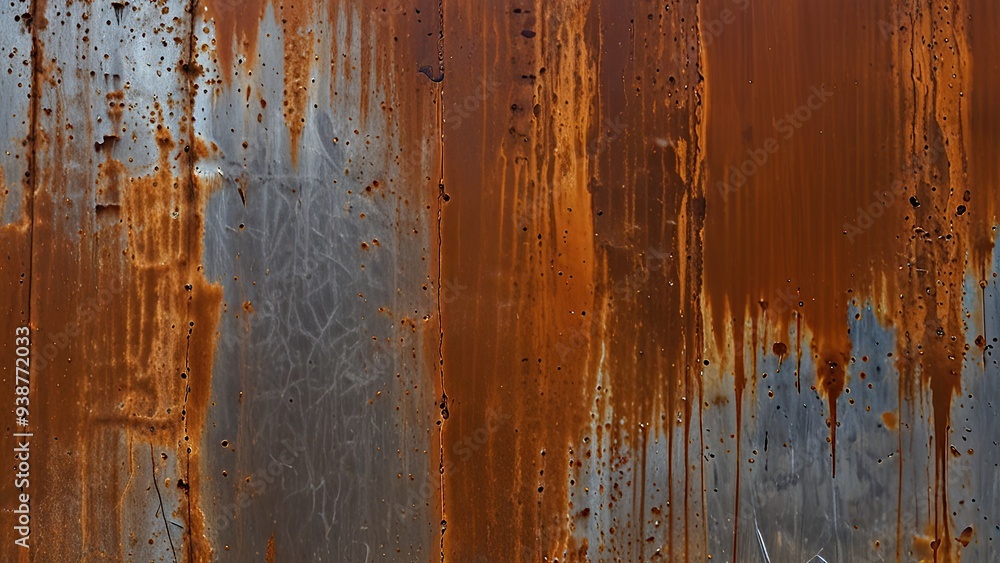 Obraz premium Free Photo old texture door with a rusty iron handle metal rusty iron rusty metal background. 