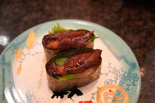 Japanese Food, Firefly Squid Nigiri Sushi - 日本料理 ほたるいか にぎり寿司 photo