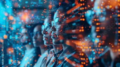 A Diverse Group of Professionals Actively Engaged in Technology and Innovation Fields