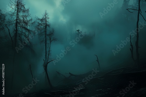 An atmosphere that depicts a frightening_