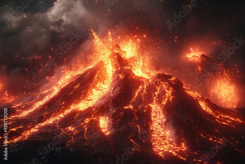 Volcanic Eruptions The explosive force of molten