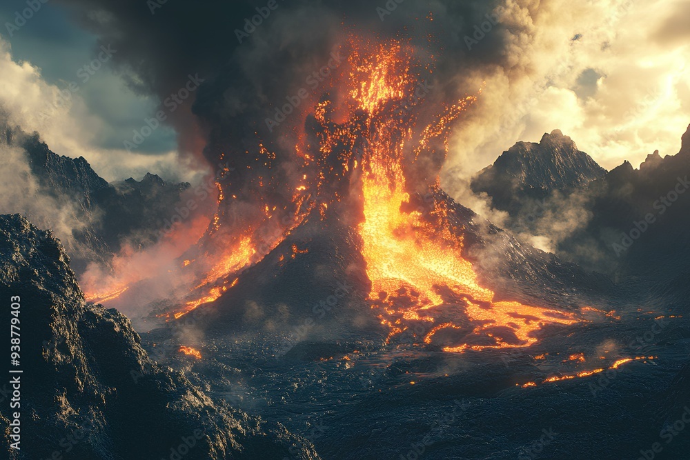 Volcanic Eruptions The explosive force of molten Volcanic Eruptions The explosive force of molten