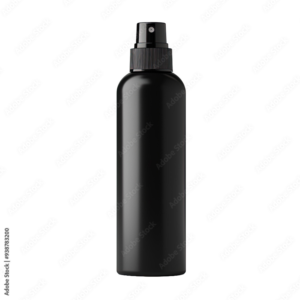 Wig Hair Spray Bottle With Black Cap on transparent background, png Wig Hair Spray Bottle With Black Cap on transparent background, png
