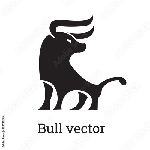 PrintBull set template vector logo