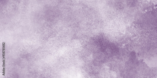 Blue or purple watercolor art background with clouds, abstract blue Soft cumulus cloudscape sky, abstract grunge background with smoke, Aquarelle painted fresh and cloudy purple paper texture.