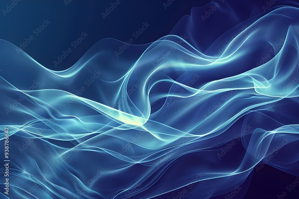 Abstract Blue Waves Abstract Blue Waves