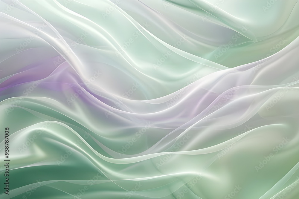Abstract Green and Purple Silk Fabric Texture Abstract Green and Purple Silk Fabric Texture