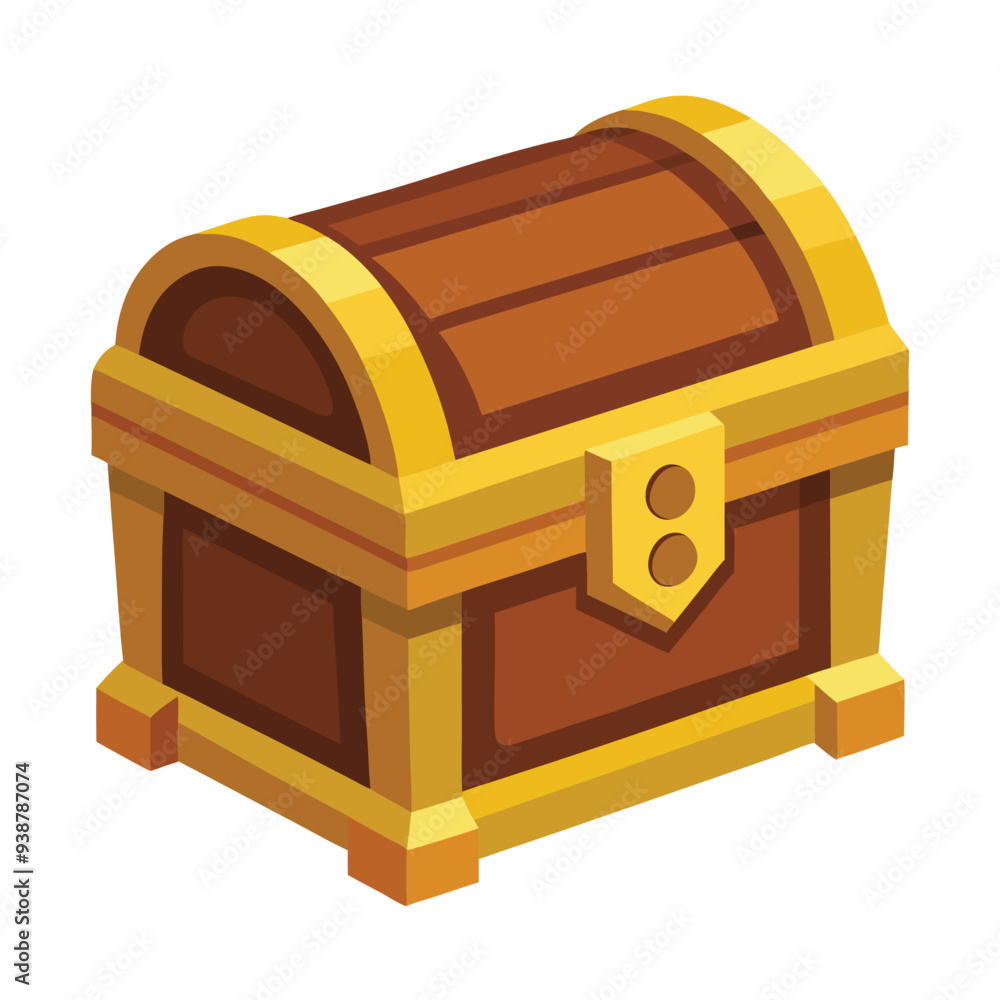 Illustration of Keepsake Wooden Box Illustration of Keepsake Wooden Box
