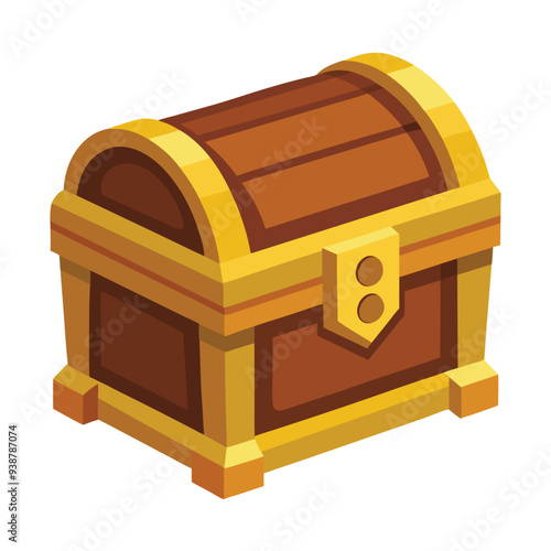 Illustration of Keepsake Wooden Box