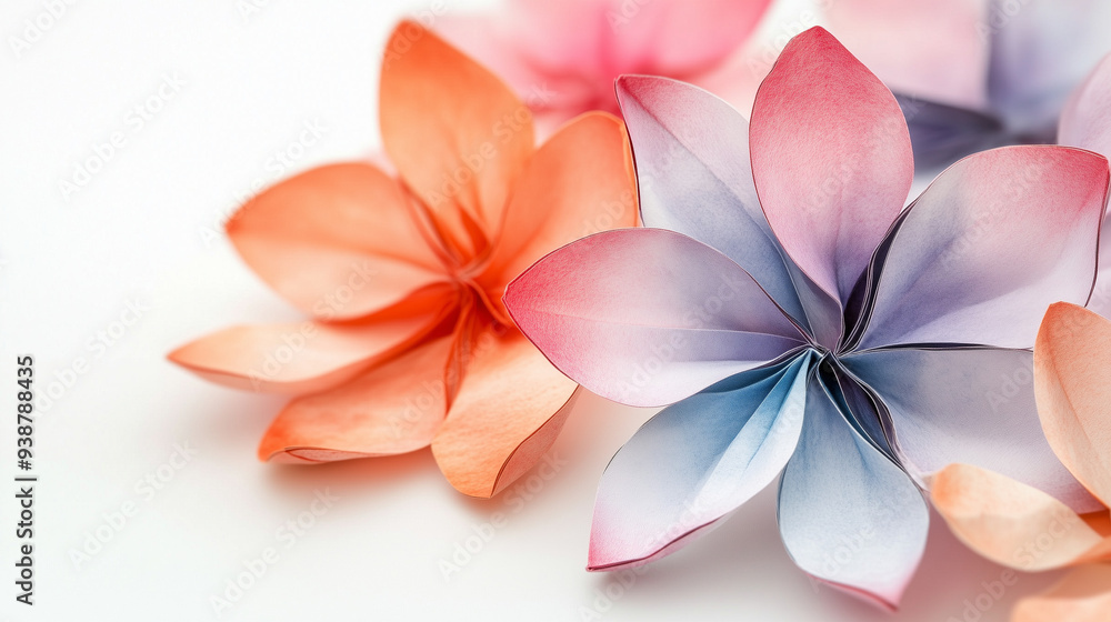 flower petals, flower background, paper folding, paper-made flower backdrop, handmade, craft, floral background, plumeria, tropical flower petals, flower background, paper folding, paper-made flower backdrop, handmade, craft, floral background, plumeria, tropical