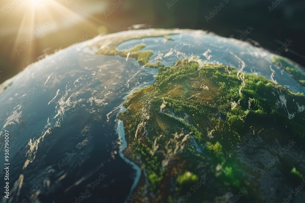 Globe Earth a environment concept Globe Earth a environment concept