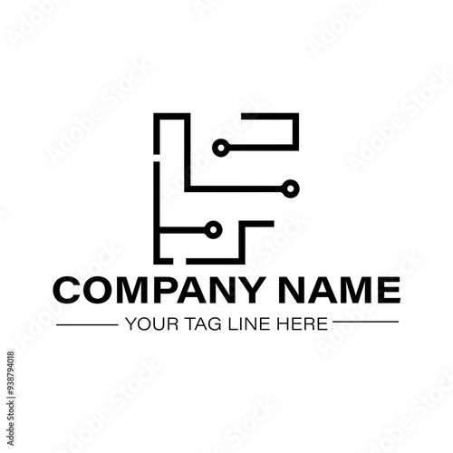 Free Download High-quality LF logo designs: modern, minimalist, creative, and professional. - GFXLoad