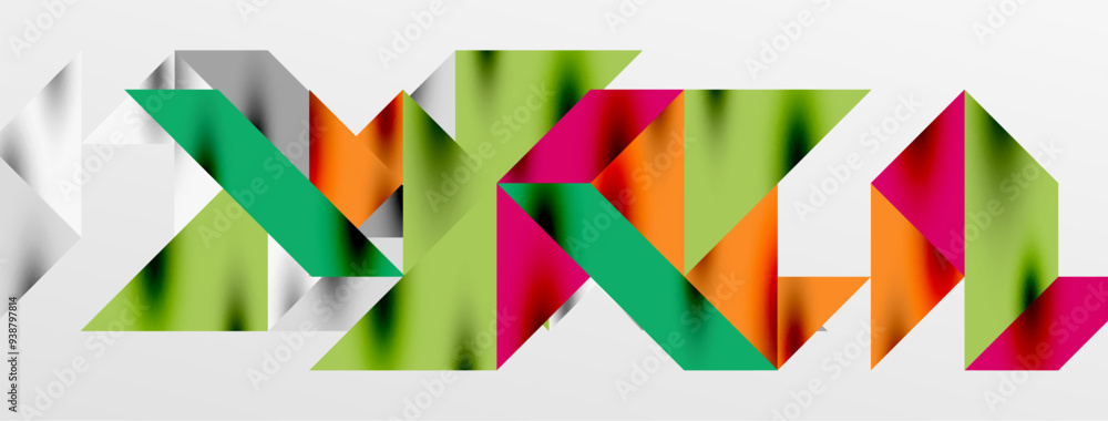 Tech minimal overlapping triangle shapes elements geometric graphic pattern Tech minimal overlapping triangle shapes elements geometric graphic pattern