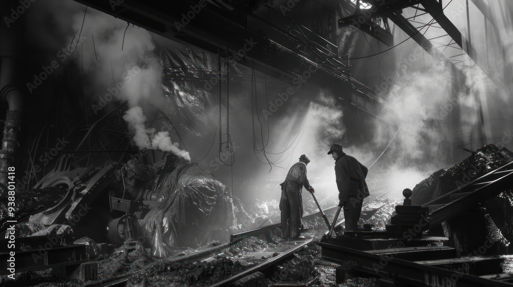 Steam and Steel in a Black and White World Steam and Steel in a Black and White World