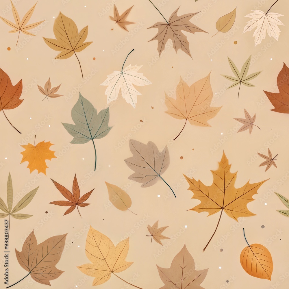Autumn leaves on textured background Autumn leaves on textured background
