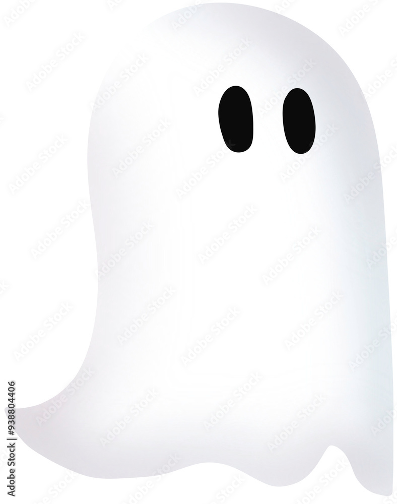 White cloth halloween spooky ghost monster flying. Silhouette shape. Doodle watercolor illustration cartoon Artwork. Not AI generated. White cloth halloween spooky ghost monster flying. Silhouette shape. Doodle watercolor illustration cartoon Artwork. Not AI generated.