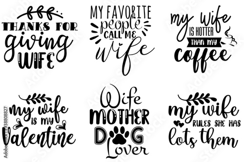 Minimalist Wine And Inscriptions, Calligraphic Lettering Pack Vector Illustration for Announcement, Book Cover, Bookmark