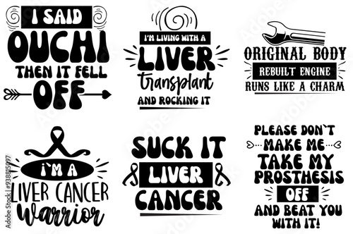 Elegant Hepatitis Typographic Emblems, Typography Bundle Vector Illustration for Motion Graphics, Holiday Cards, Decal