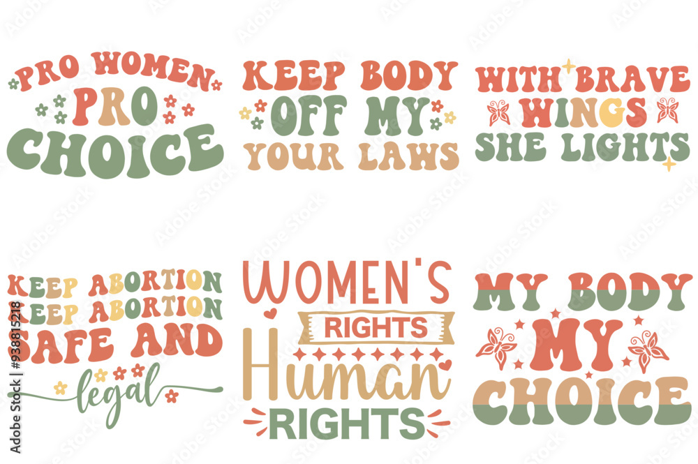 Fototapeta premium Elegant Groovy Tshirt Design Graphic Inscriptions, Labels And Badges Collection Vector Illustration for Mug Design, Bookmark, Sticker