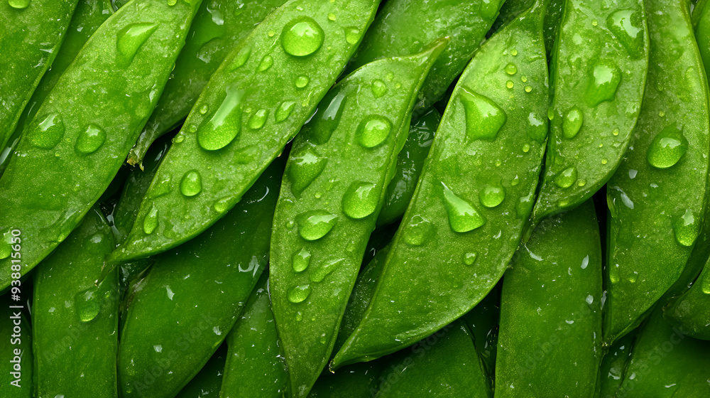 Green Bean Texture Background Green Bean Texture Background