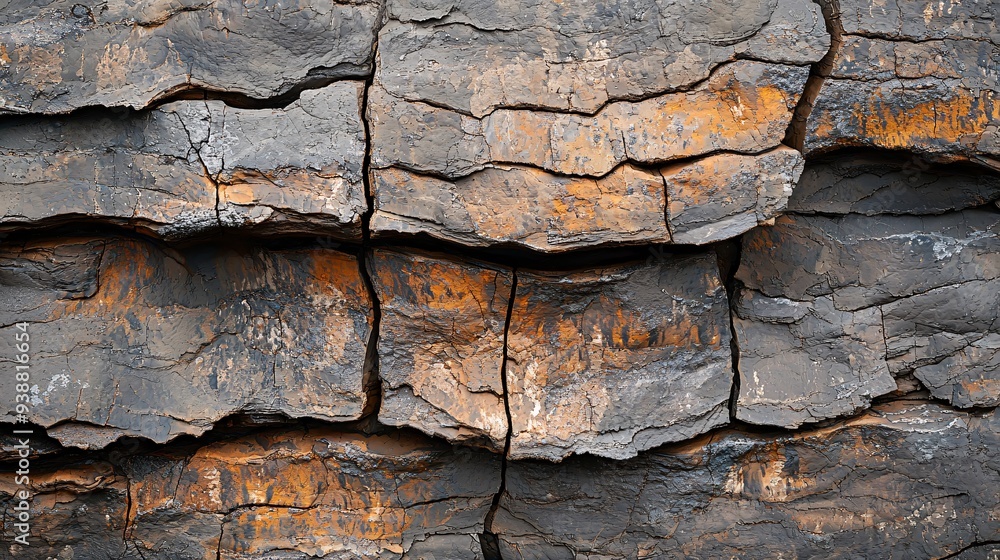 A detailed view of a rugged stone surface reveals intricate textures and patterns shaped by years of environmental erosion. A detailed view of a rugged stone surface reveals intricate textures and patterns shaped by years of environmental erosion.
