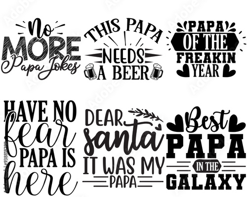 Minimalist Parents Day Calligraphic Lettering, Trendy Retro Style Illustration Bundle Vector Illustration for Brochure, Advertisement, Gift Card