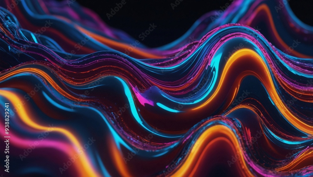 gradient illustration of oil liquid with many beautiful colors made by AI generative gradient illustration of oil liquid with many beautiful colors made by AI generative